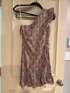 J.Crew One-Shoulder Floral Dress- NWT! Size P2